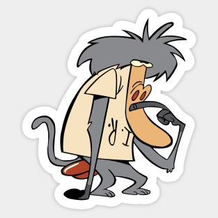 I R Baboon Sticker